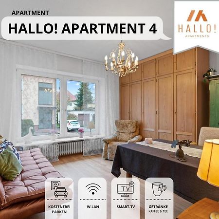 Tolle Zweiraum-Ferienwohnung In Bester Lage L Innenstadtnaehe L 1 Minute Zum Bahnhof L Tv L Free-Wlan L Keine Kueche L Willkommen Im Hallo!-Apartment 4 باد ووريشهوفن المظهر الخارجي الصورة