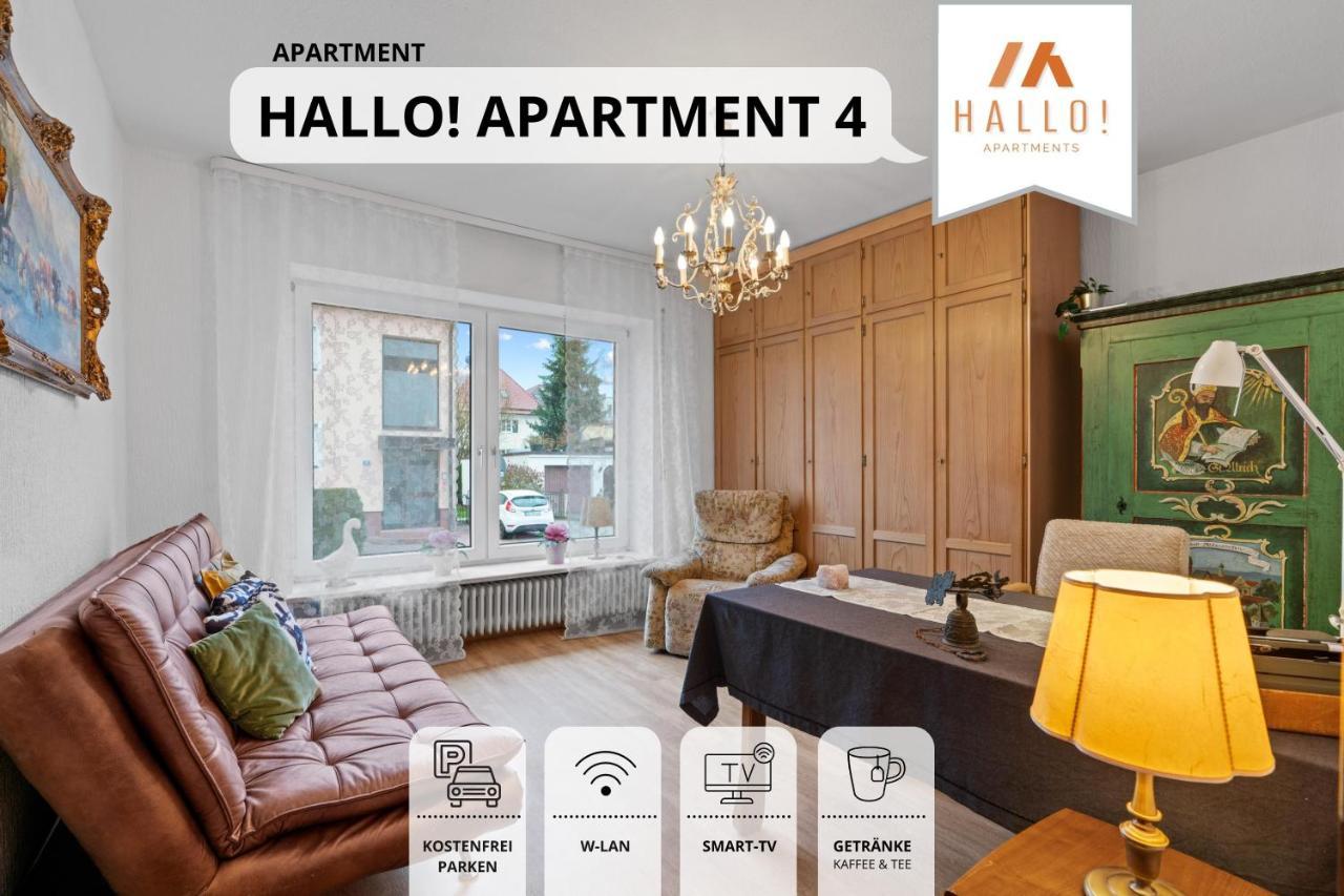 Tolle Zweiraum-Ferienwohnung In Bester Lage L Innenstadtnaehe L 1 Minute Zum Bahnhof L Tv L Free-Wlan L Keine Kueche L Willkommen Im Hallo!-Apartment 4 باد ووريشهوفن المظهر الخارجي الصورة